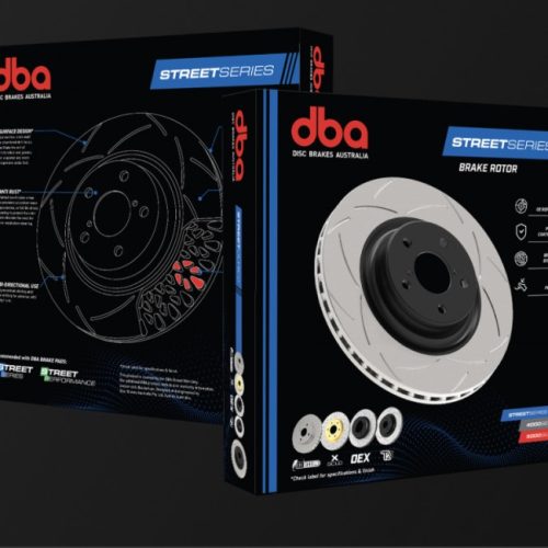 DBA : T2 Street Series Slotted Rear Rotors – VW Amarok V6