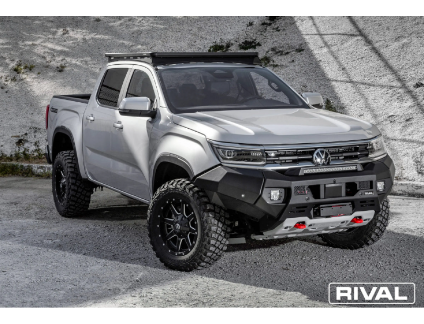 Amarok 2023 NF – Rival : Aluminium Front Bar Present, includes RIVAL FOG Lights – Set of 2 - Image 3