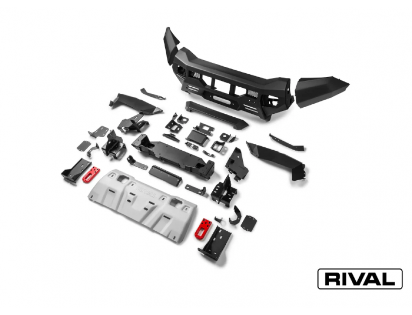 Amarok 2023 NF – Rival : Aluminium Front Bar Present, includes RIVAL FOG Lights – Set of 2 - Image 13