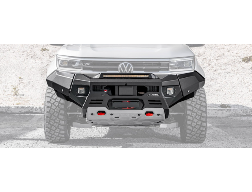 Amarok 2023 NF – Rival : Aluminium Front Bar Present, includes RIVAL FOG Lights – Set of 2 - Image 5