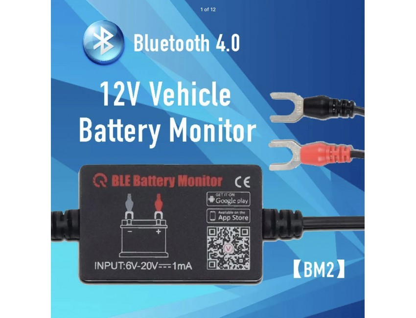 Battery Monitor - Bluetooth 4.0 - Free Delivery Australia wide