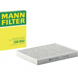 Mann Filter : VW, Porsche, Audi Active Carbon Cabin Air Filter - CUK2842